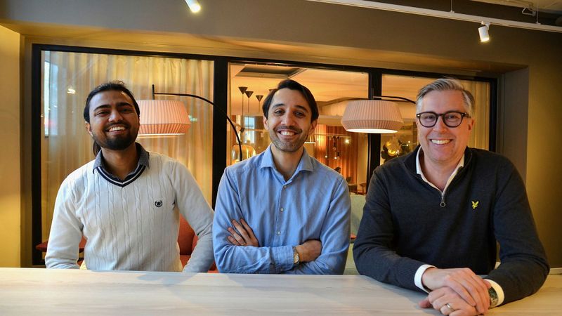 Scayl founders Jatin Goyal, CTO, Medjit Yalmaz, CEO, and Patrik Blomdahl, COO. Image credit: Press picture.