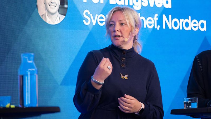 Jenny Hermanson Head of Nordics for Spotify at Techarenan Bright 2022 in Almedalen. Image credit: Tommy Fondelius.