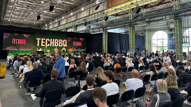 The mainstage at TechBBQ in Copenhagen. Image credit: Techarenan.