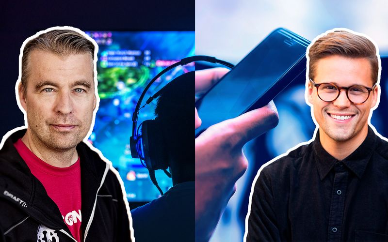 Fredrik Wester, vd Paradox interactive och Filip Tröger, vd Flarie