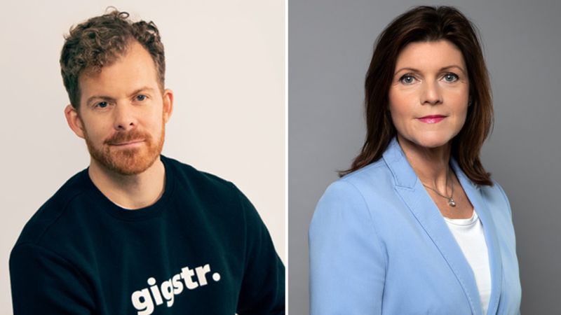 Rasmus Solholm, CEO och grundare av gigekonomibolaget Gigstr replikerar på arbetsmarknadsminister Eva Nordmark (S).