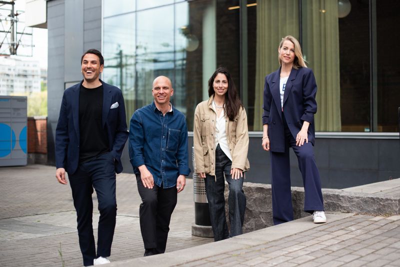 Omid Ekhlasi, CEO & Co-Founder of Techarena; Tommy Fondelius, COO & Co-Founder of Techarena; Susanne Najafi & Sara Wimmercranz Founders of BackingMinds.