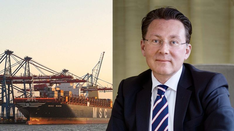 Carl-Johan Karlsson, affärsområdeschef SME och Midcorp på Exportkreditnämnden, EKN. Bild: Göteborgs Hamn AB och EKN.