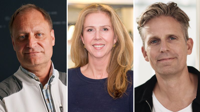 Parts of the jury of the Grand Award of Design 2023, Anna Granberg, Head of Design, Lynk&Co Design, Michael Henriksson, VP & Head of Design, Bang & Olufsen and Andreas Säfström, Head of Design & User Experience, Ericsson.