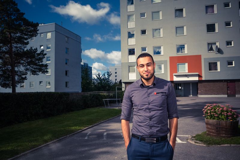 Ali Khalil, vd och medgrundare för Miljonbemanning som vill ta vara på potentialen i förorten. Foto: Pressbild