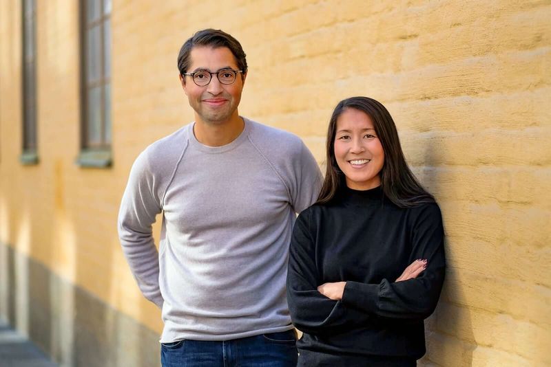 Stravito founders Thor Olof Philogene and Sarah Lee. Image credit: Press photo.